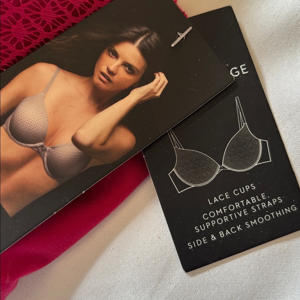 Simply Vera Vera Wang Elegant Pink Bra - Picture 2 of 4